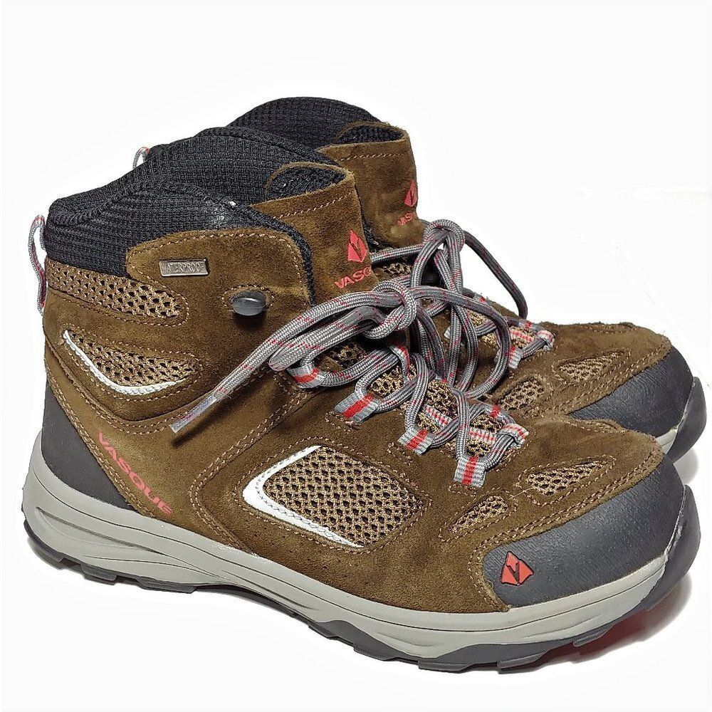 Vasque Youth Kids Hiking Suede Waterproof Boots 6Y